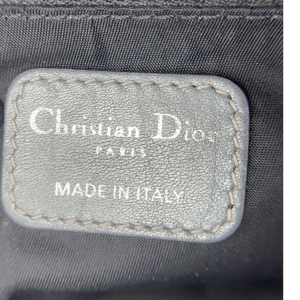 Christian Dior Gray Satin Charming Cannage - Picture 3 of 8